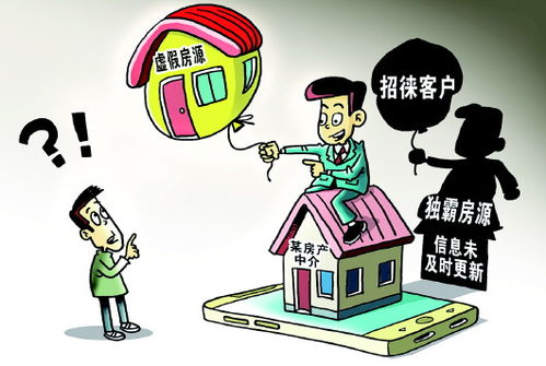 招徠客戶 獨(dú)霸房源 信息未及時(shí)更新 虛房虛價(jià) 引君入坑 中介不實(shí)房源為啥難根治